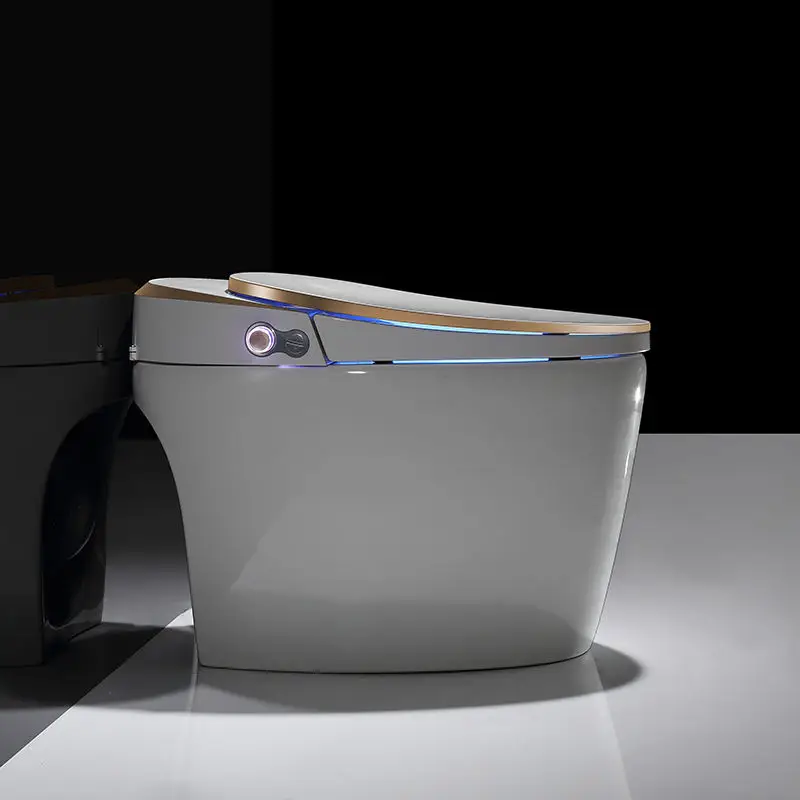 Top Quality Auto Operation Sensor Intelligent Bidet Electronic Ceramic Wc Sanitary Ware One Piece Smart Toilet for Bathroom — image 5