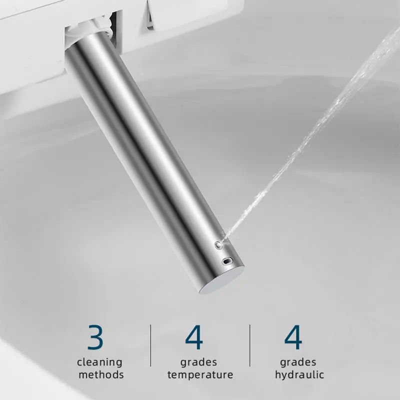 Modern Hidden Water tank Electric Toilet Bowl Ceramic One Piece Water Closet Floor Mounted Intelligent Smart Toilets — view 6