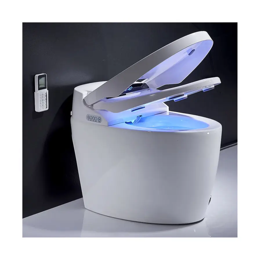 Inodoro Con Sensor Bathroom Intelligent Heated Smart Toilet Ceramic S Trap Siphonic Toilet Commodes — view 1