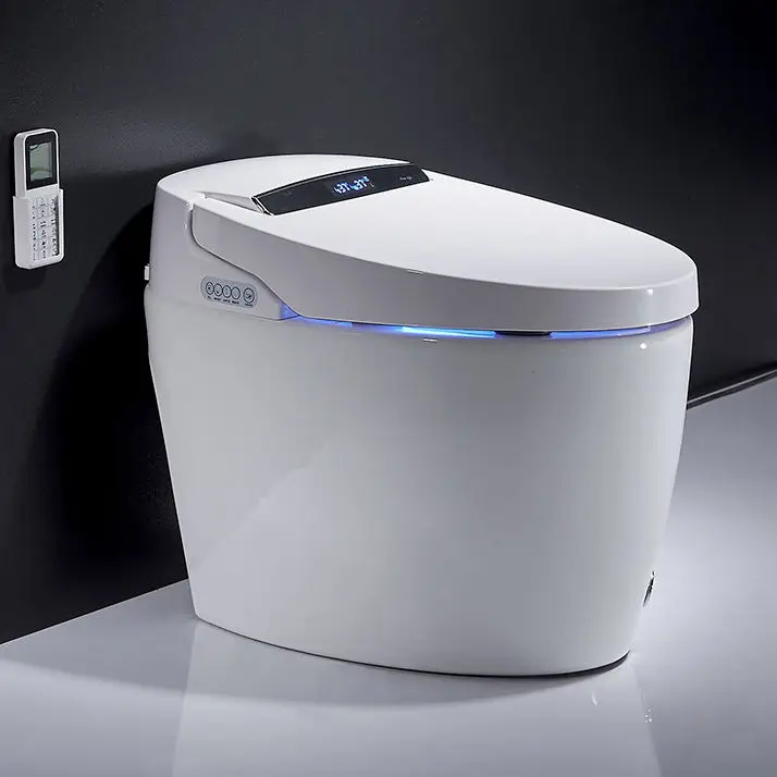 Inodoro Con Sensor Bathroom Intelligent Heated Smart Toilet Ceramic S Trap Siphonic Toilet Commodes — view 2