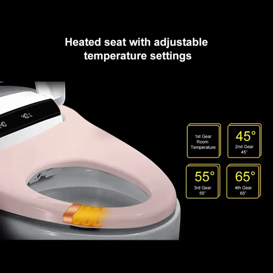 Inodoro Con Sensor Bathroom Intelligent Heated Smart Toilet Ceramic S Trap Siphonic Toilet Commodes — view 4