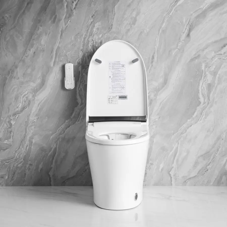 Health Life Good Quality Safe Wc Piss Intelligent Water Closet Bathroom Floor Mounted Automatic Self-clean Smart Ceramic Toilet — image 3