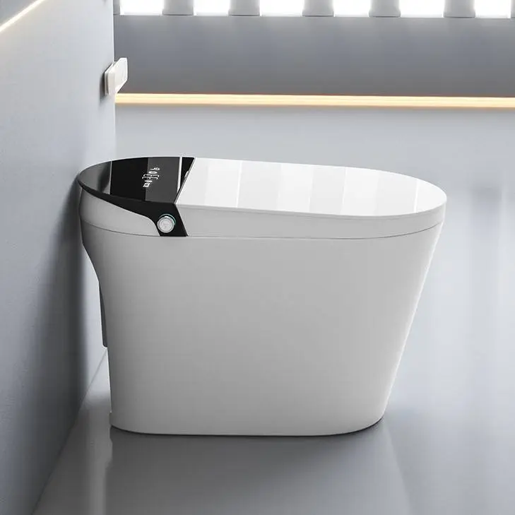 Remote Control High Quality Wc Sanitary Ware Automatic Operation Commode Bathroom Intelligent Inodoro Smart Ceramic Toilet — image 3