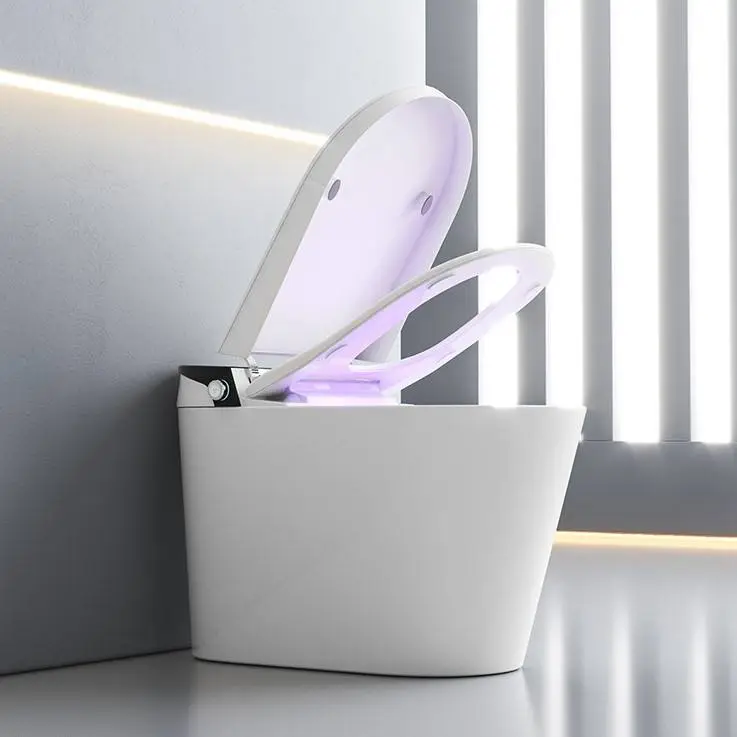 Remote Control High Quality Wc Sanitary Ware Automatic Operation Commode Bathroom Intelligent Inodoro Smart Ceramic Toilet — image 4