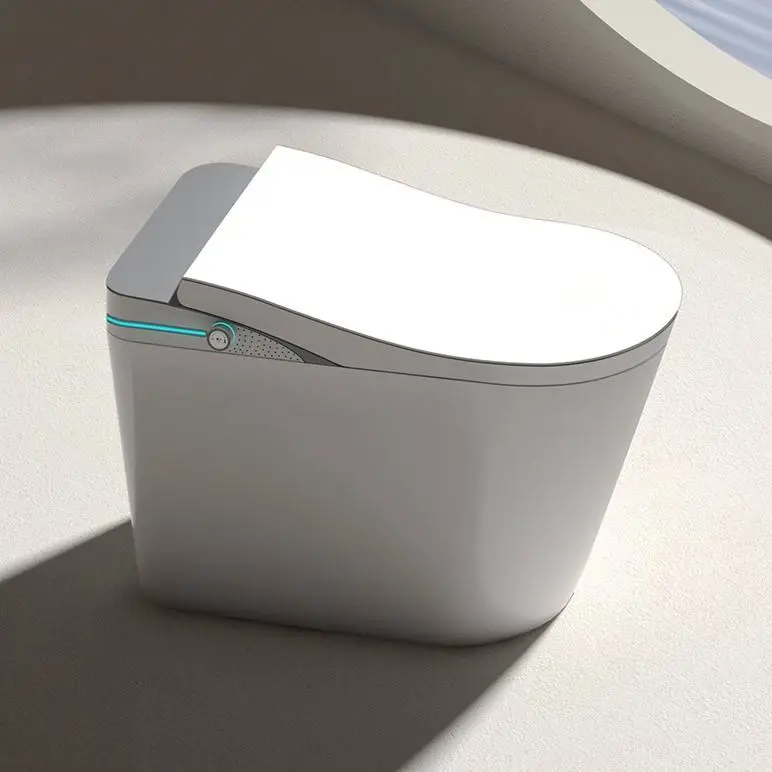 Automatic Wc Sanitary Ware Water Closet Toilet Bowl Floor Mounted Luxury Ceramic Bathroom Intelligent Smart Toilet Commo — view 1