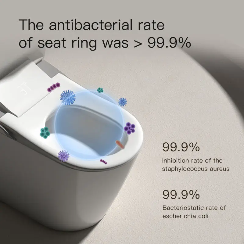 Automatic Wc Sanitary Ware Water Closet Toilet Bowl Floor Mounted Luxury Ceramic Bathroom Intelligent Smart Toilet Commode — image 4