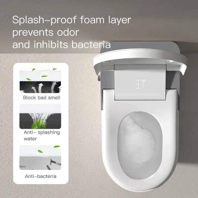 Automatic Wc Sanitary Ware Water Closet Toilet Bowl Floor Mounted Luxury Ceramic Bathroom Intelligent Smart Toilet Commode — image 5