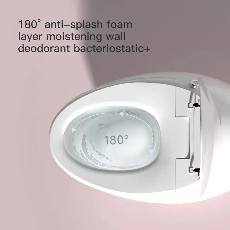 New Creation Hot Sale Floor Mounted Automatic Porcelain Toilet Bowl Bathroom Ceramic Intelligent One Piece Smart Toilet — view 4