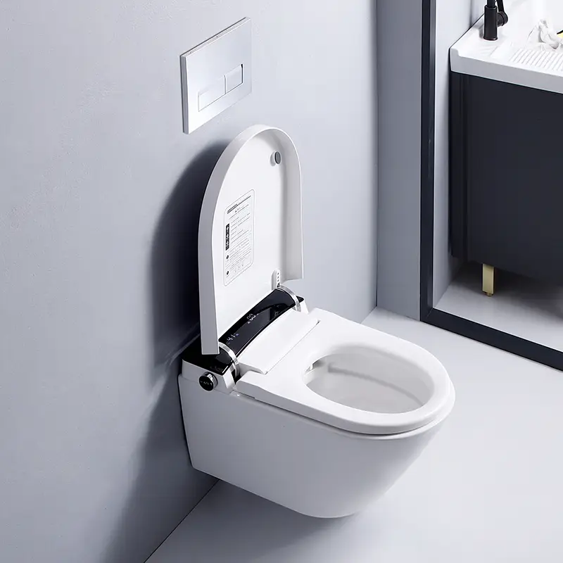 Automatic Sanitary Ware Concealed Cistern Porcelain Wall Mounted Inodoro Toilet Bowl Bathroom Ceramic Wall Hung Hanging — view 1