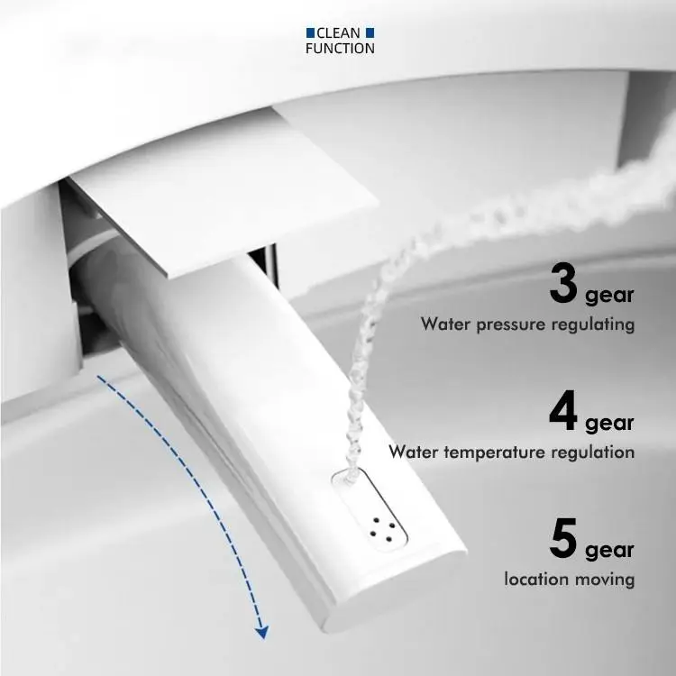 Intelligent Porcelain Cheap Price Water Closet Automatic Toilet Bowl Bathroom One Piece Ceramic Smart Toilet Commode — image 5