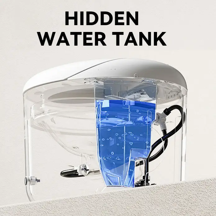 Multicolor Column Shape Intelligent Floor Mounted Sanitary Ware Toilet Bowl Bathroom Ceramic Automatic Smart Toilet Commode — image 5