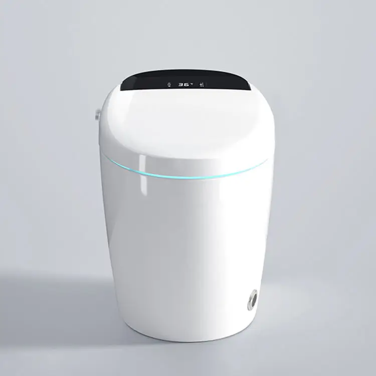 New Arrival Hot Sale Floor Mounted Intelligent Inodoro Bathroom Ceramic Automatic Smart Toilet Commode — view 5