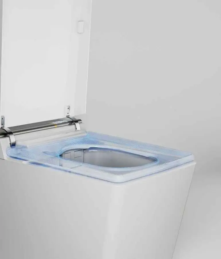 Square Shape New Design Ceramic Intelligent Water Closet Bathroom Floor Mounted Automatic Smart Toilet Commode — image 5