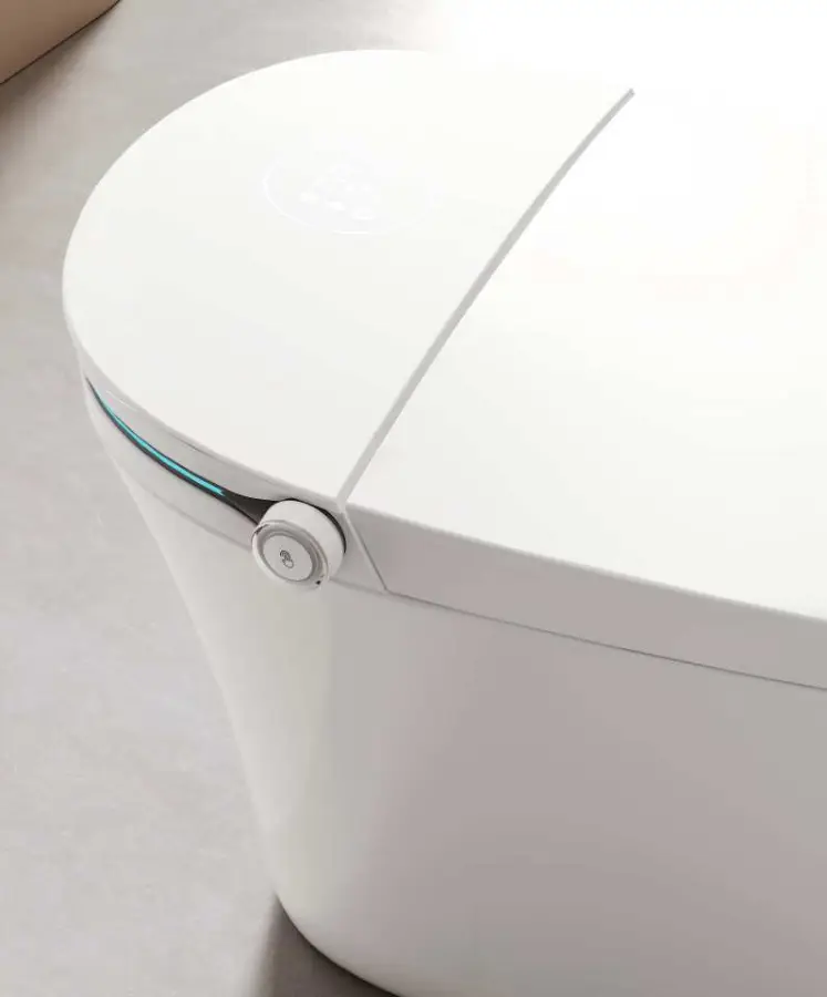 Special Design Intelligent Sanitary Ware Hot Sale Water Closet Bathroom Automatic Floor Mounted WC Smart Toilet Bowl — image 6