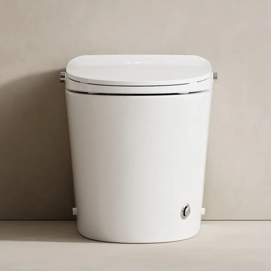 IPX4 LED Screen Display CUPC ETL ADA Good Quality Intelligent Floor Mounted Sanitary Ware Ceramic One Piece Smart Toilet Bowl — image 5