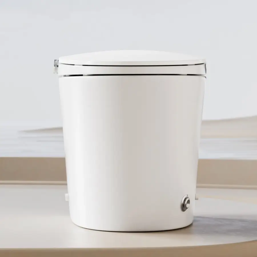Auto Cover Open Intelligent High-end CUPC ETL ADA Top Quality Ceramic Sanitary Ware Water Closet Bathroom Smart Toilet Commode — image 4