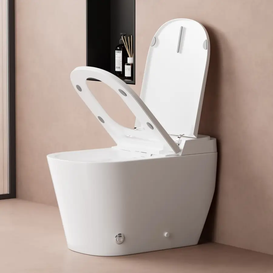 CUPC ETL ADA Good Quality Auto Sensor Foot Sanitary Ware Indoro Bathroom Intelligent Electric Smart Toilet Bowl — image 4