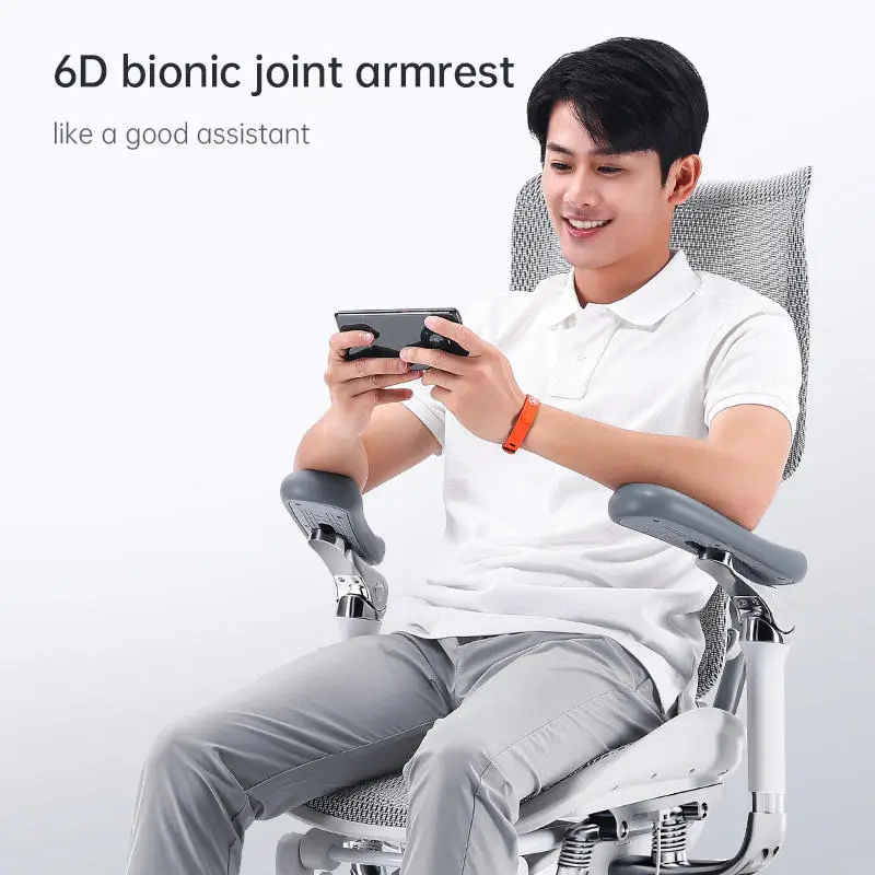 SIHOO S300 Silla Oficina Mesh Office Chair Adjustable 6D Armrest Floating Wing Office Swivel Chair Chaise Bureau Boss Ch — view 4