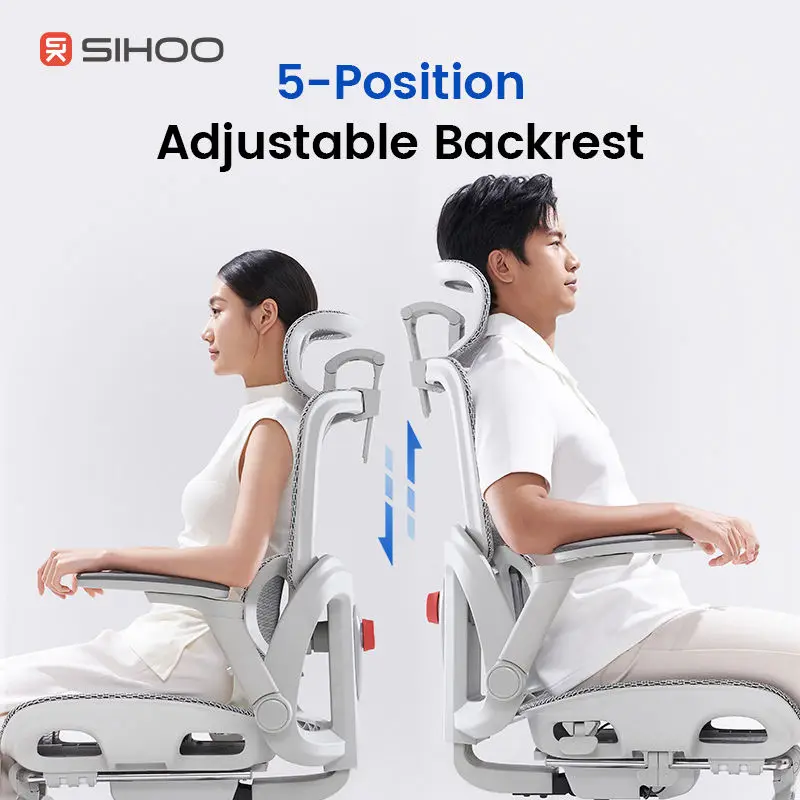 SIHOO Office Chair Sillas B300 PRO Silla Ejecutiva 5-Position Adjustable Backrest Silla Ergonomica Oficina Silla Gamer — image 6