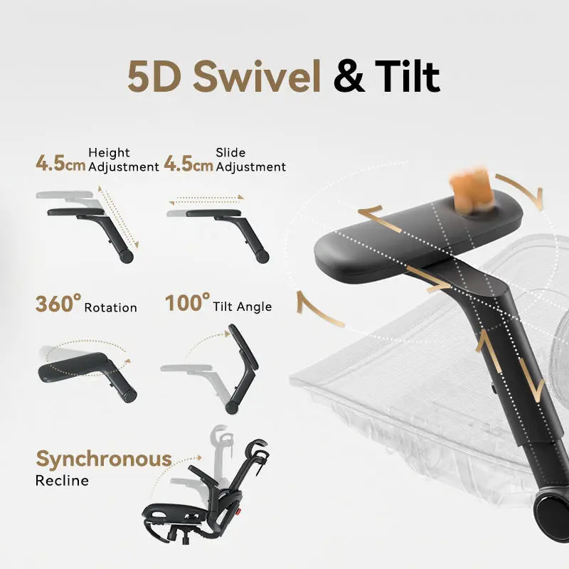 SIHOO Office Chair Sillas B300 Cadeira Para Escritorio 4D Micro Precision Lumbar Support Silla De Oficina Ergonomica — image 3
