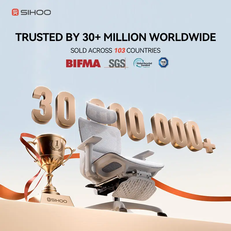 SIHOO Office Chair Sillas B100 Silla Ergonomica 360° Rotate Armrests Mesh Silla Ergonomica Oficina Office Rotating Chair — view 3