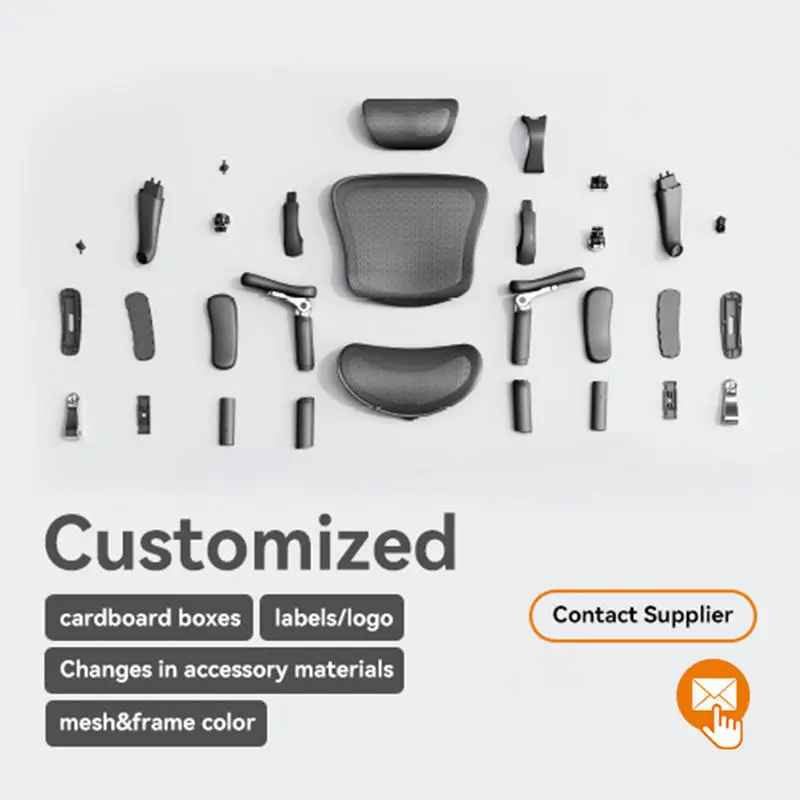 Manager Home Office Chair Ergonomic Desk Chair Mesh Computer Ergonomic Super comfort Swivel Chair with Ajustatable Backrest — image 7