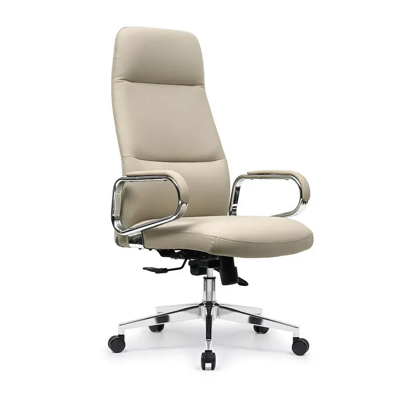 Premium Luxury Elegant Executive Comfortable Lifting Reclining Adjustable Function Plush Seat Synthetic Leather Office Chair — image 4