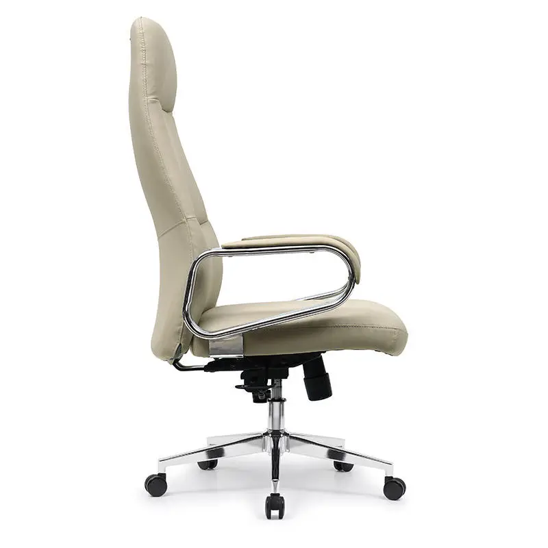 Premium Luxury Elegant Executive Comfortable Lifting Reclining Adjustable Function Plush Seat Synthetic Leather Office Chair — image 5