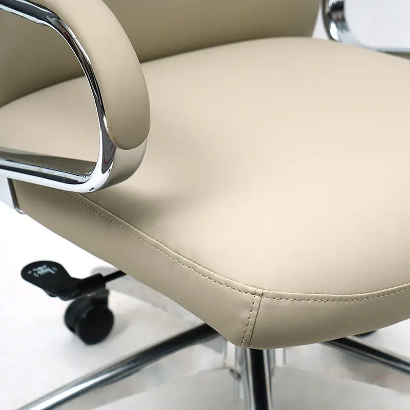 Premium Luxury Elegant Executive Comfortable Lifting Reclining Adjustable Function Plush Seat Synthetic Leather Office Chair — image 7