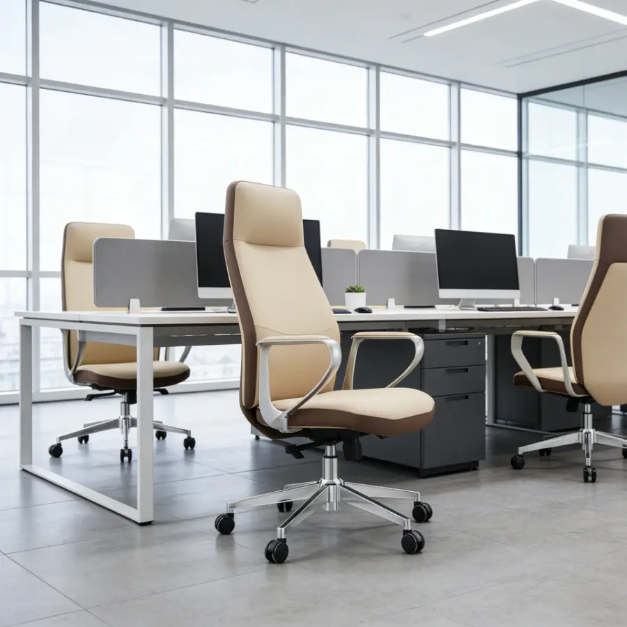 Leather Office Chair | Project & Wholesale | Source Office Furniture Factory — view 1