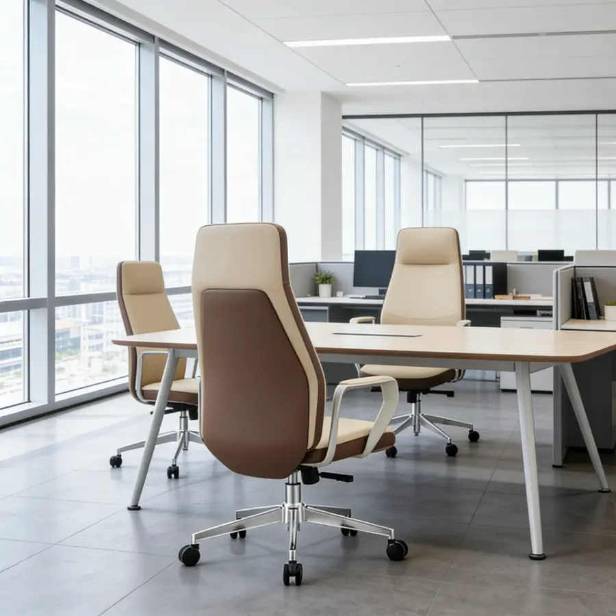 Leather Office Chair | Project & Wholesale | Source Office Furniture Factory — view 3