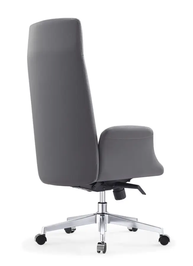 Commercial Executive Leather Chair Factory Direct Supply Aluminum Base for Office Project Use — image 3