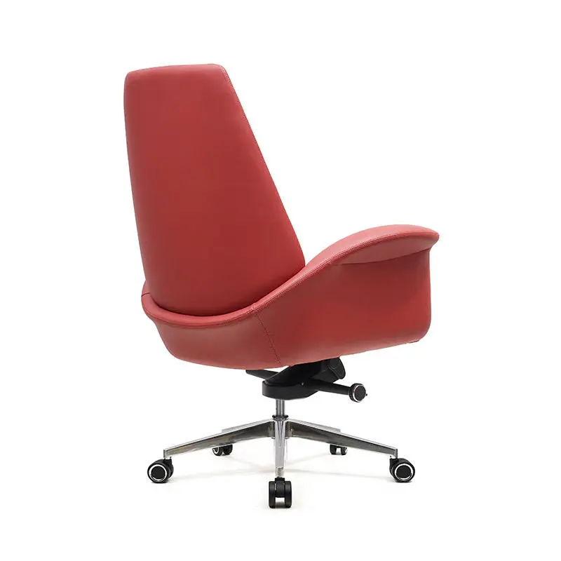 Modern Design Mid Back Boss Leather Chair Office Use — view 1
