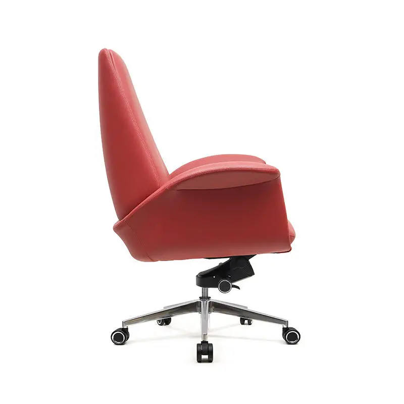 Modern Design Mid Back Boss Leather Chair Office Use — image 3
