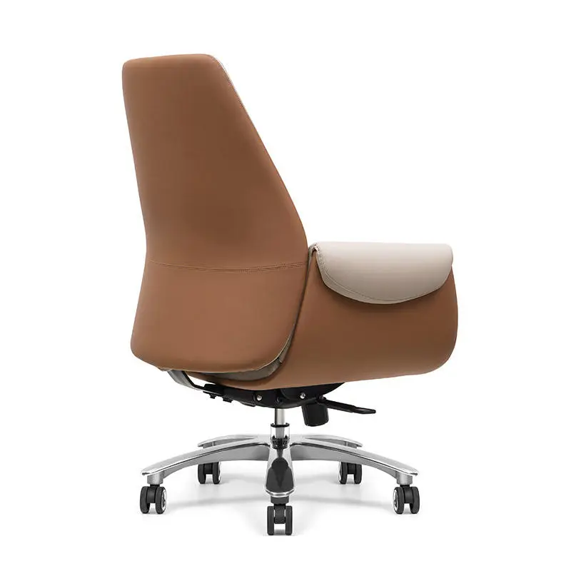 Modern Design Mid Back Boss Leather Chair Office Use — image 5