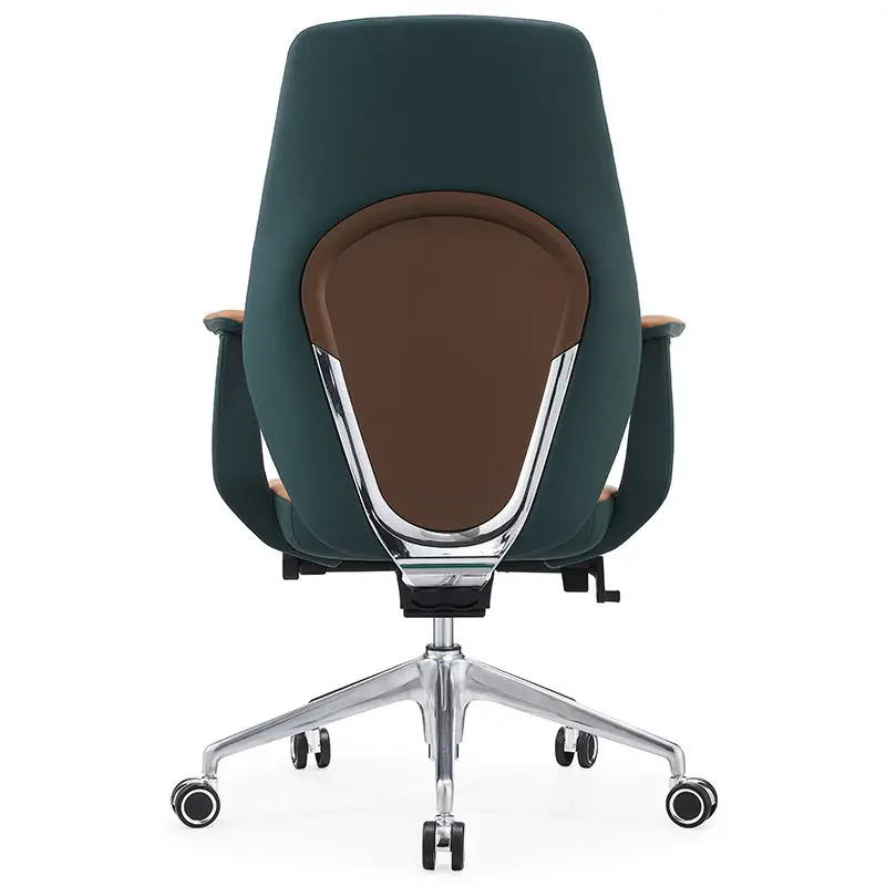 Modern Design Mid Back Boss Leather Chair Office Use — image 4