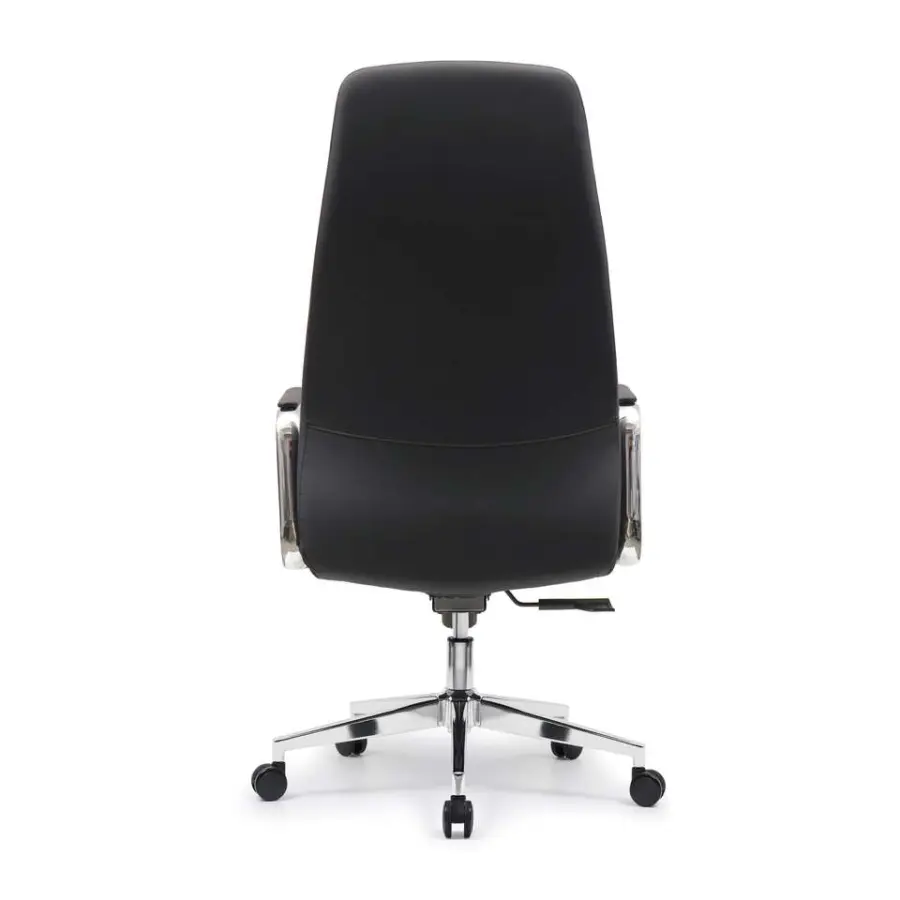 Modern Design High Back Boss Leather Chair Aluminum Armrest High Quality — image 5