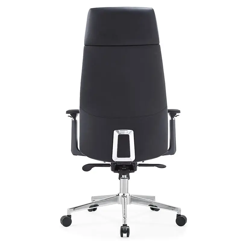 Modern Design High Back Boss Leather Chair Ergonomic Swivel Adjustable Height Aluminum Armrest-High Quality Commercial Grade — image 4
