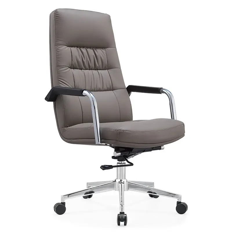 1901A High Back Ergonomic Swivel Reclining PU Leather Height Adjustable Modern Office Chair for Home Office Use — image 3