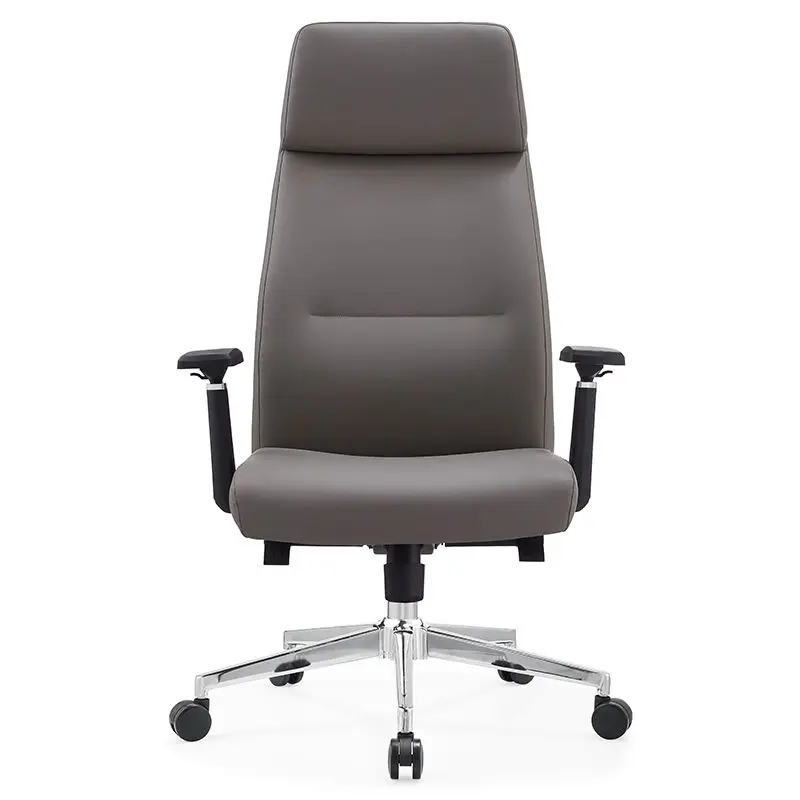 Fashionable High Quality Sophisticated High-Back Office-specific Ergonomic Lumbar Supportive Premium PU Leather Office Chair — image 6