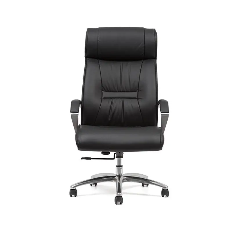 Y012A High Back Ergonomic Swivel Reclining Leather Height Adjustable Adjustable Armrest Modern Office Chair for Hotel Office Use — image 2
