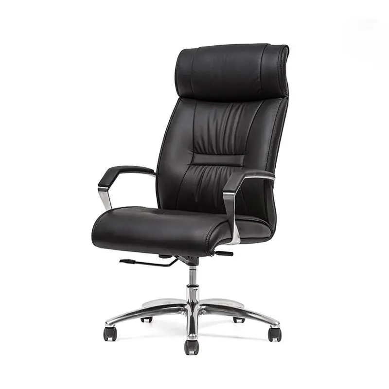 Y012A High Back Ergonomic Swivel Reclining Leather Height Adjustable Adjustable Armrest Modern Office Chair for Hotel Office Use — image 3