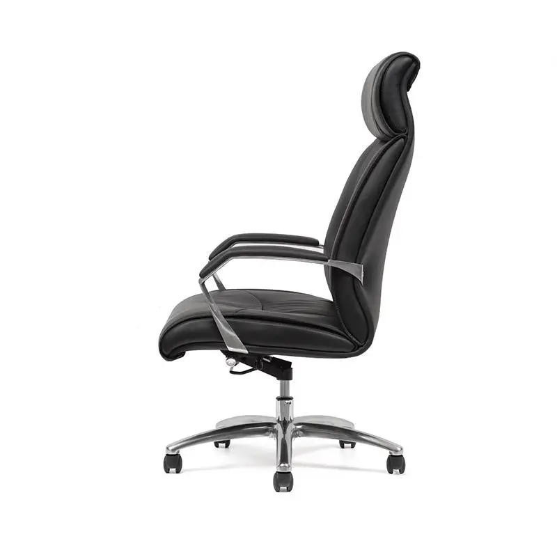 Y012A High Back Ergonomic Swivel Reclining Leather Height Adjustable Adjustable Armrest Modern Office Chair for Hotel Office Use — image 5