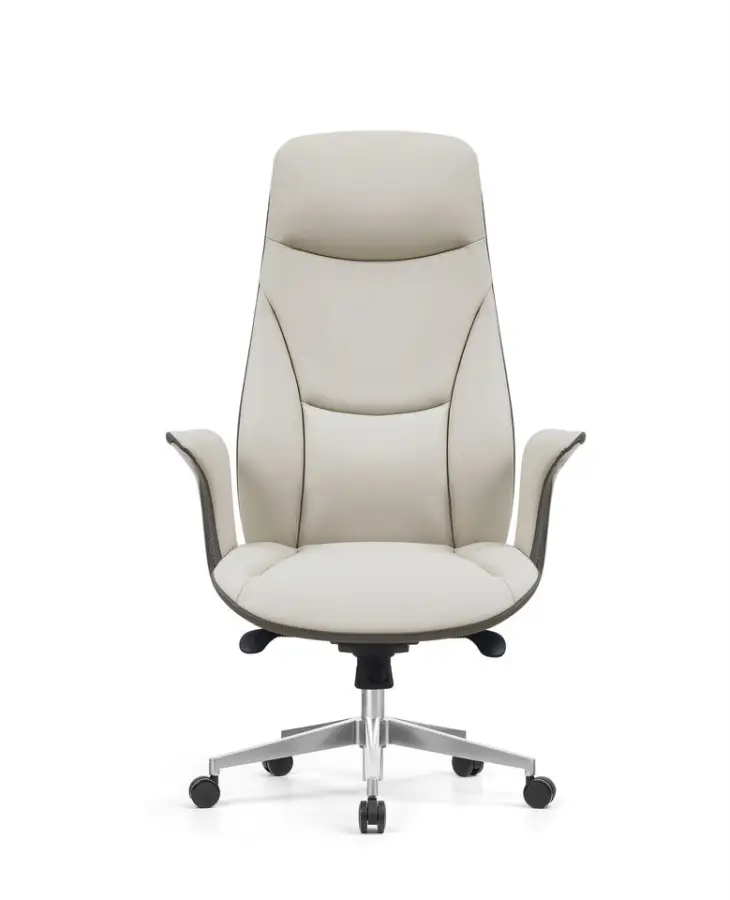 Luxury Ergonomic High Back Executive Office Chair PU Leather Upholstery Excellent Finishing — view 2