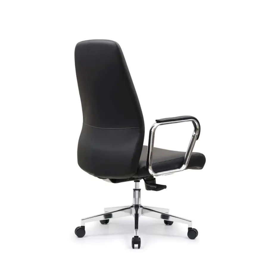 Y021B High Back Ergonomic Swivel Reclining Leather Height Adjustable Modern Office Chair for Hotel and Office Use — image 5