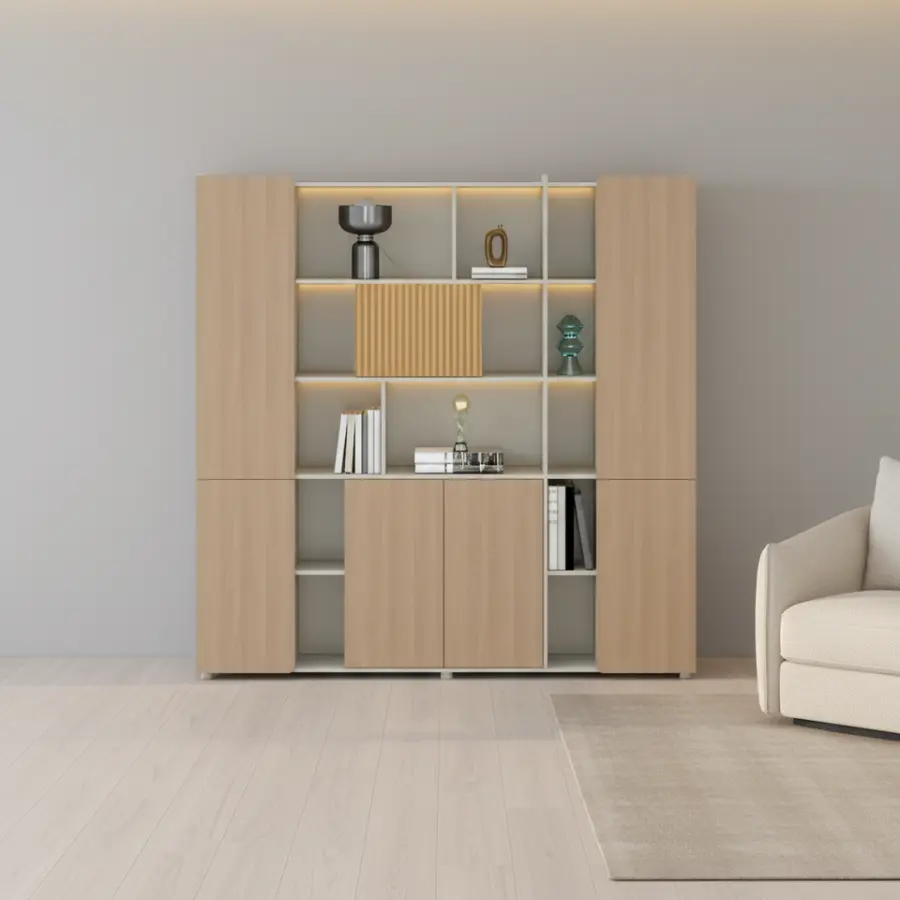 Office Cabinet PVC Frame Contemporary Modern Design Rust Scratch Resistant Box Drawer Storage 3-Year Warranty Commercial Office — image 3