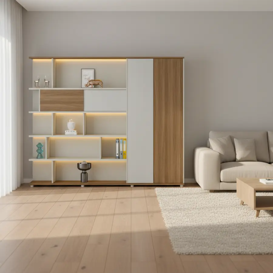 Luxury Commercial Office Cabinet PVC Frame Contemporary Modern Design Rust Scratch Resistant Box Drawer Storage Office B — view 1