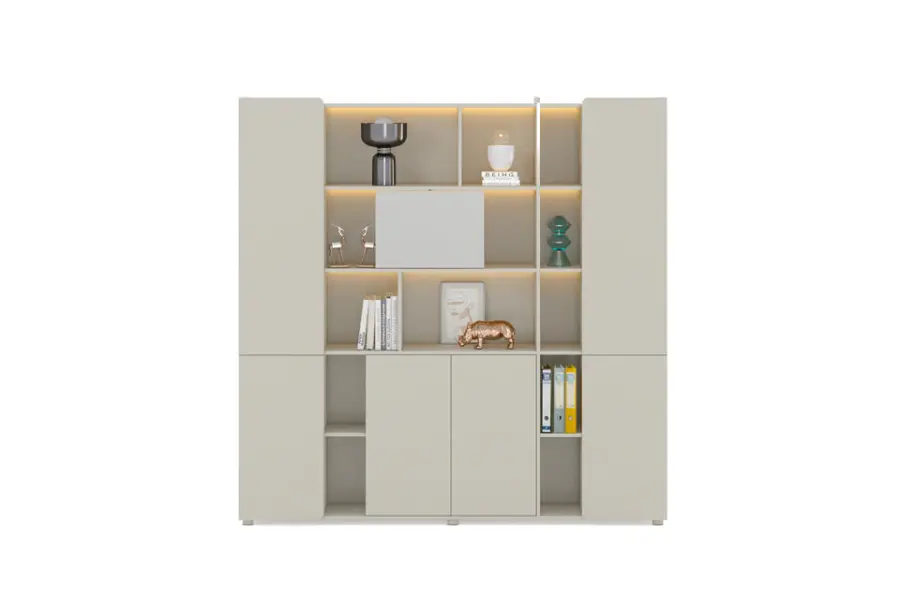 Luxury Office Cabinet PVC Frame Contemporary Modern Design Rust Scratch Resistant Box Drawer Storage 3-Year Executive De — view 4