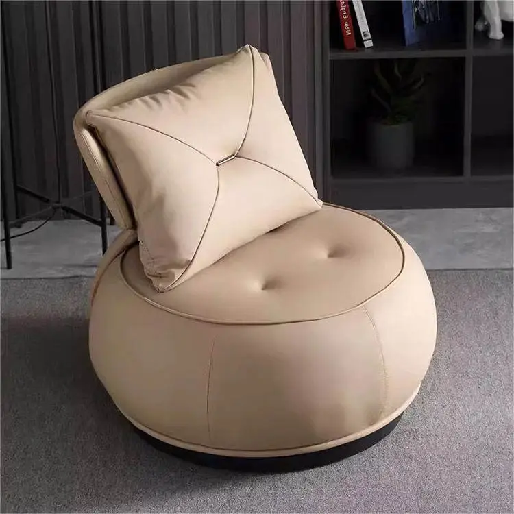 Liyu Italian High End Premium Leisure Sofa Chair with Modular Design PU Leather Luxury for Living Room Hotel & Outdoor Use — image 4