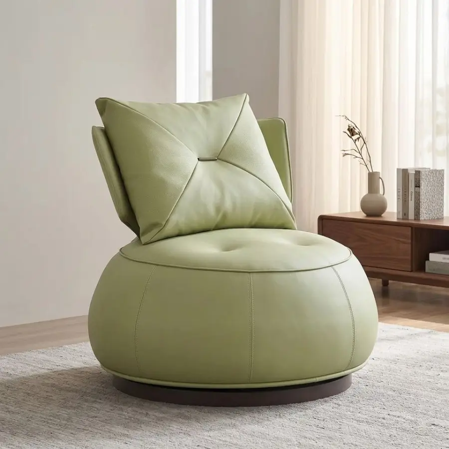 Liyu Italian High End Premium Leisure Sofa Chair with Modular Design PU Leather Luxury for Living Room Hotel & Outdoor Use — image 7